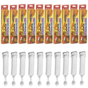 Kit descascador de legumes com boleador / 10 UNI.